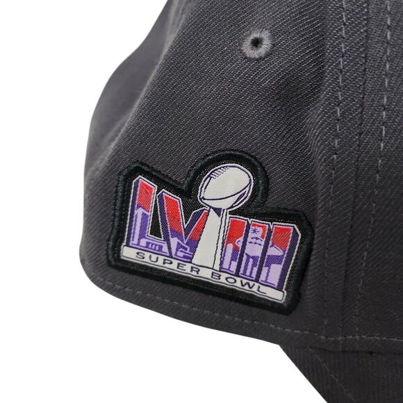 New Era Hats Graphite‎ San Francisco 49ers Super Bowl LVIII Opening Night 9FORTY - Picture 2 of 7